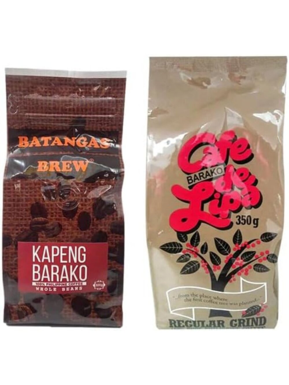 Premium Kapeng Barako Whole Beans & Cafe de Lipa Ground Coffee - 600g Bundle